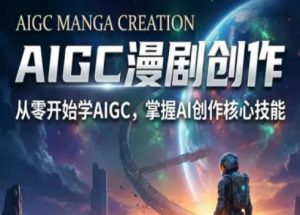 AIGC精品漫剧创作全流程解析,S级漫剧教学,从零开始学AIGC漫剧创作-网创资源站
