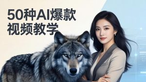 50种AI爆款视频教学：影视级古诗词+治愈萌宠+山海经蛟龙，高阶宝典商业落地-网创资源站