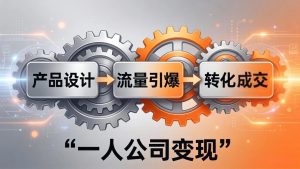 一人公司变现全攻略:产品设计+流量引爆+转化成交,打造不受年龄限制的长期事业-网创资源站
