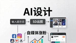 人人都是AI设计师：SD出图+自媒体涨粉一站教学，告别图文素材焦虑，AI设计让你轻松避开内卷-网创资源站