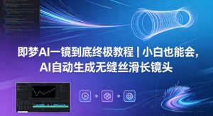 即梦AI一镜到底终极教程｜小白也能会，AI自动生成无缝丝滑长镜头-网创资源站