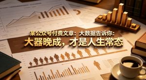某公众号付费文章：大数据告诉你：大器晚成，才是人生常态-网创资源站