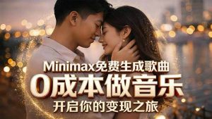 Minimax免费生成歌曲实测！0成本做音乐，说唱流行Lofi一键生成-网创资源站